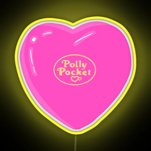 Polly Heart RGB Neon Sign