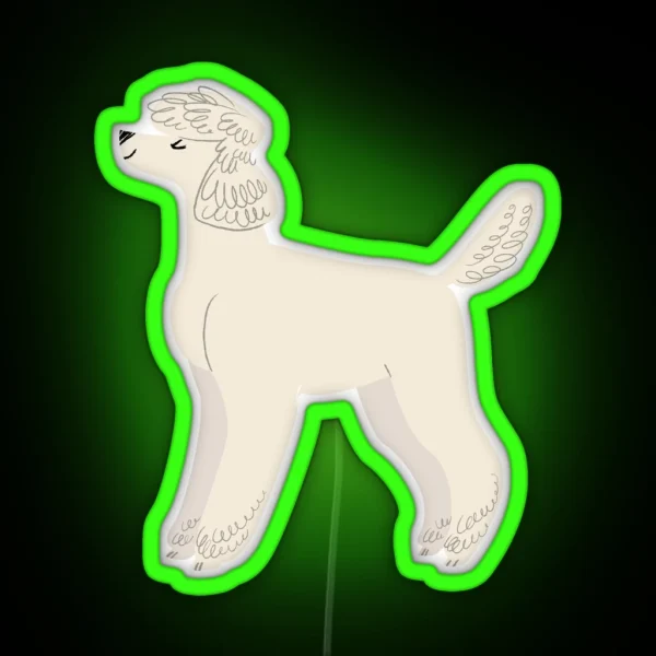 Poodle RGB Neon Sign