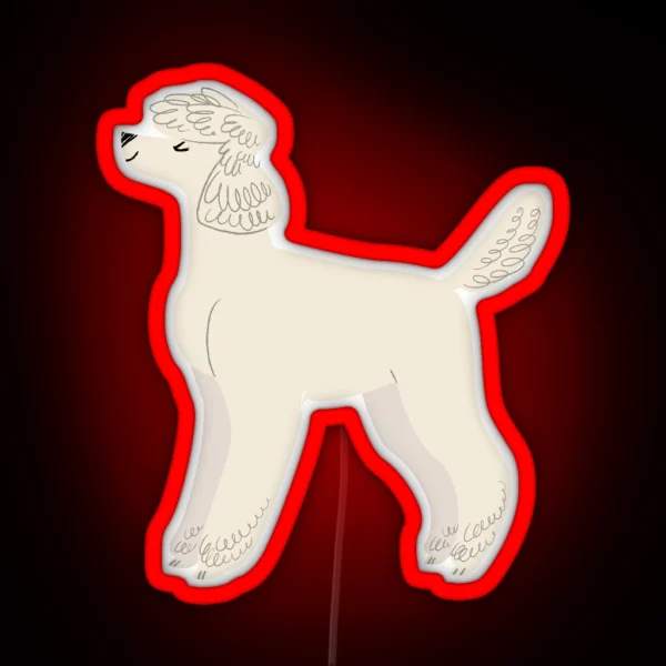 Poodle RGB Neon Sign
