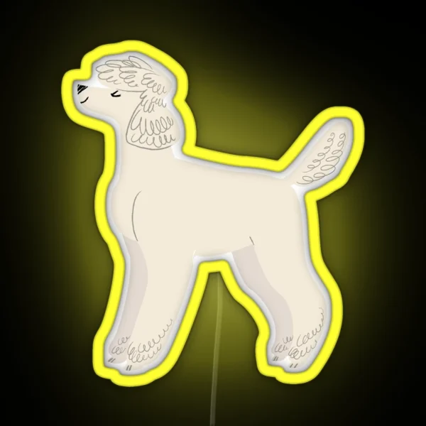 Poodle RGB Neon Sign