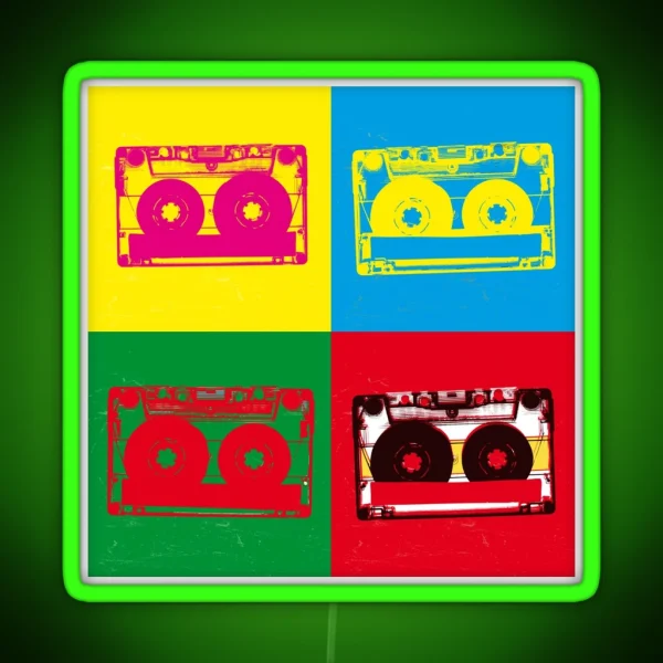 Pop Music RGB Neon Sign