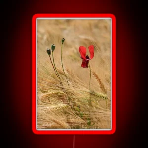 Poppy And Barley RGB Neon Sign