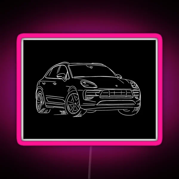 Porsche Macan GTS RGB Neon Sign