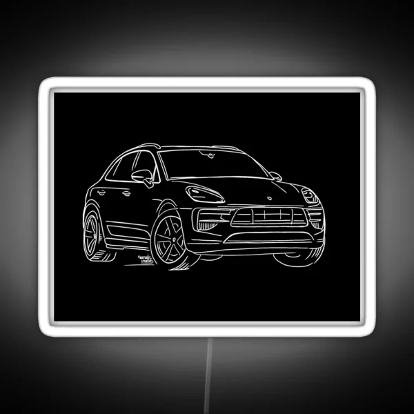 Porsche Macan GTS RGB Neon Sign