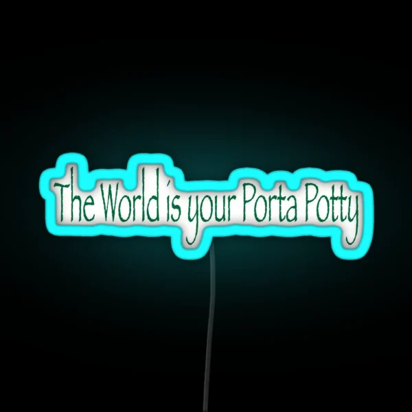 Porta Potty RGB Neon Sign