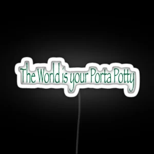 Porta Potty RGB Neon Sign