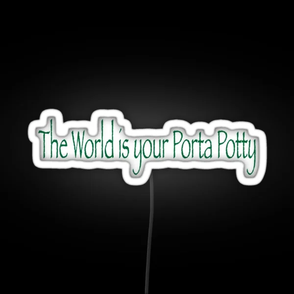 Porta Potty RGB Neon Sign