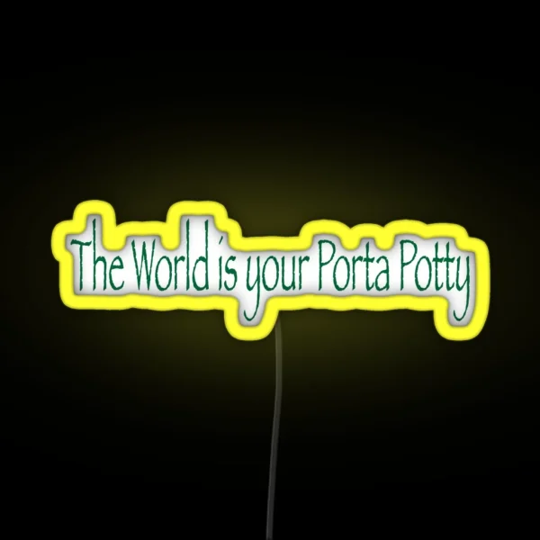 Porta Potty RGB Neon Sign