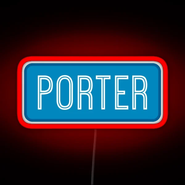 Porter Name RGB Neon Sign