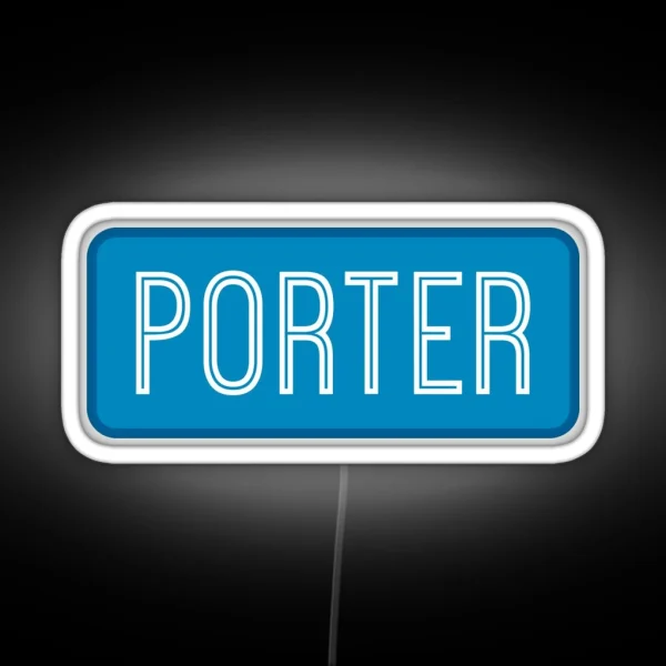 Porter Name RGB Neon Sign