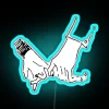 Porter Robinson's vibrant electronic music inspired colorful neon light decoration