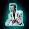 Vintage country music tribute LED sign with RGB lighting effects