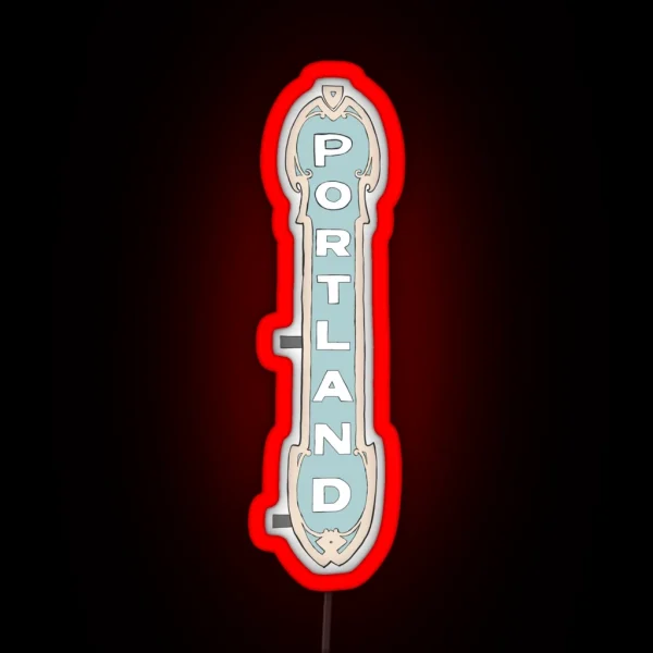 Portland Sign RGB Neon Sign