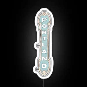 Portland Sign RGB Neon Sign