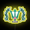 Poseidon Inspired Seaside Decorative LED Sign with Color Changing Neon Lights