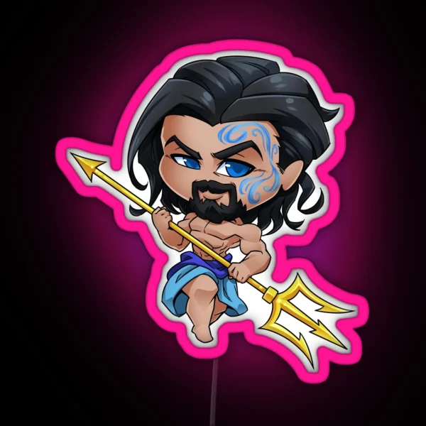Poseidon RGB Neon Sign