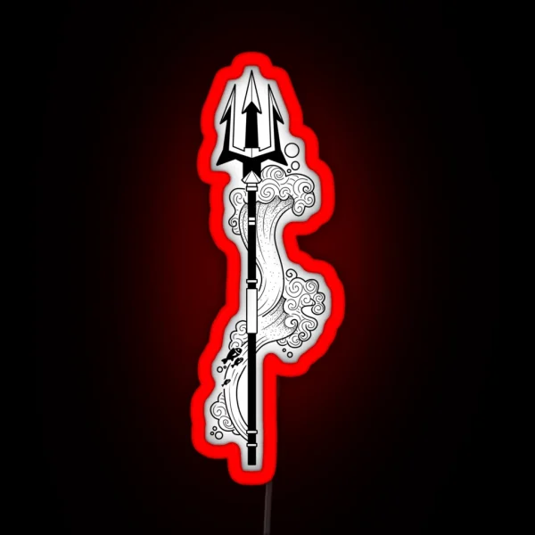 Poseidon Trident RGB Neon Sign