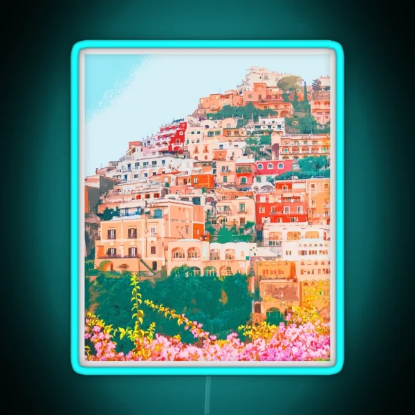 Positano Beauty Of Italy RGB Neon Sign