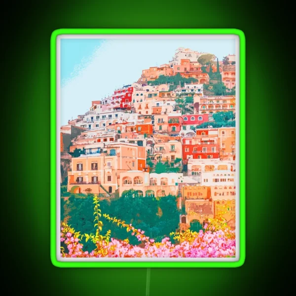 Positano Beauty Of Italy RGB Neon Sign