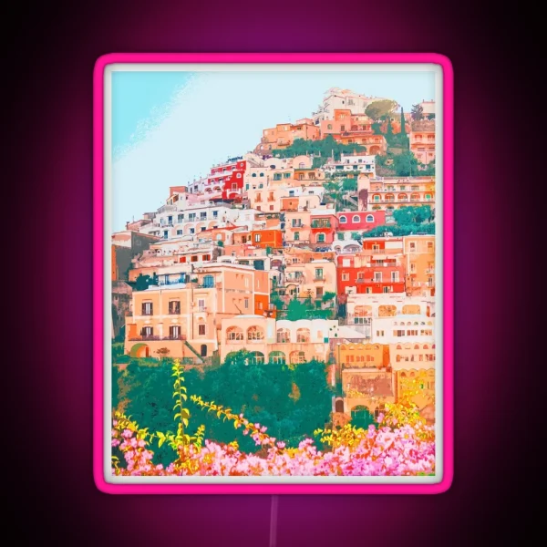 Positano Beauty Of Italy RGB Neon Sign