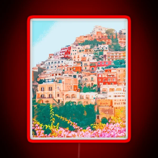 Positano Beauty Of Italy RGB Neon Sign