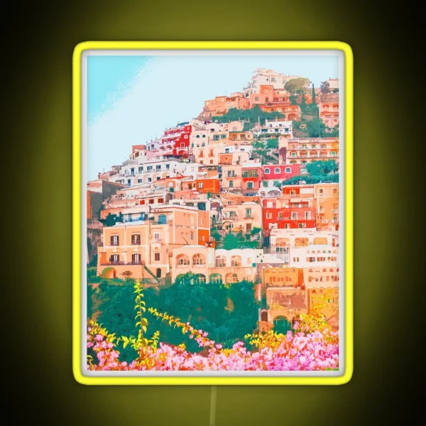 Positano Beauty Of Italy RGB Neon Sign