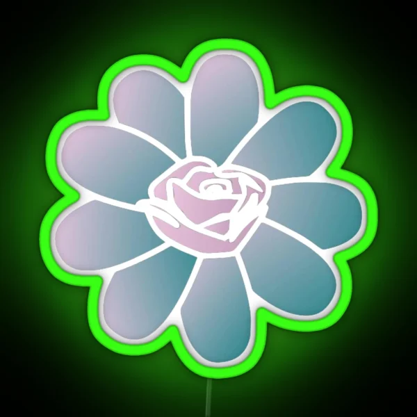 Positions Flower RGB Neon Sign