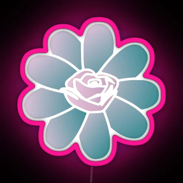 Positions Flower RGB Neon Sign