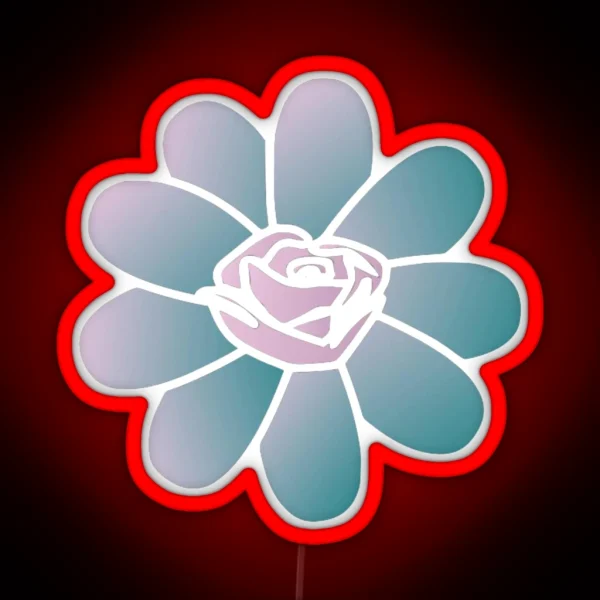 Positions Flower RGB Neon Sign