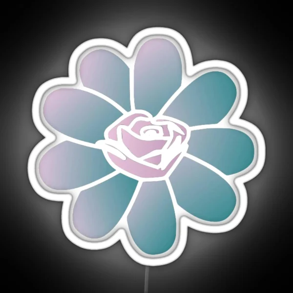 Positions Flower RGB Neon Sign