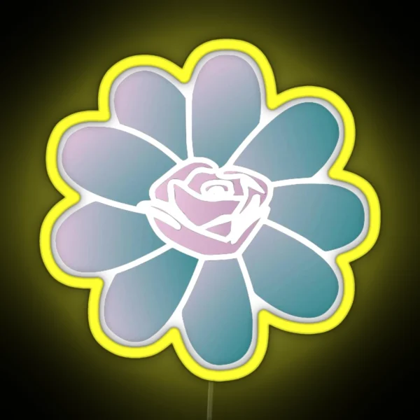 Positions Flower RGB Neon Sign