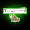 Vibrant Positive Vibes Neon Sign for Home Decor with RGB Lighting