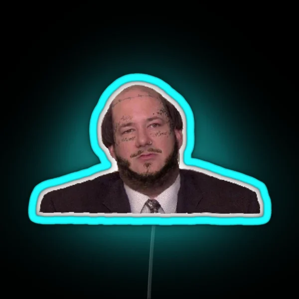 Post Kevin Malone RGB Neon Sign