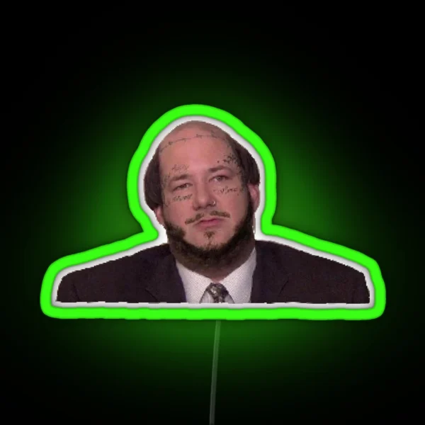 Post Kevin Malone RGB Neon Sign