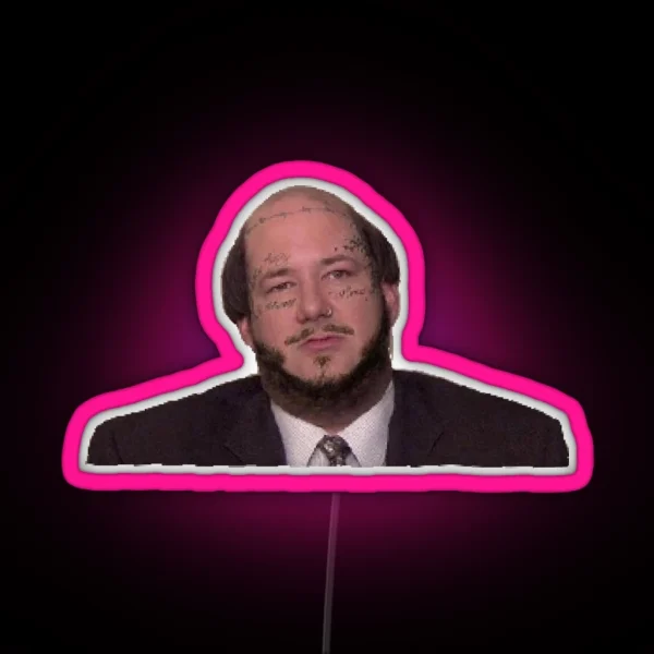 Post Kevin Malone RGB Neon Sign