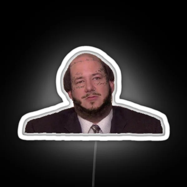 Post Kevin Malone RGB Neon Sign