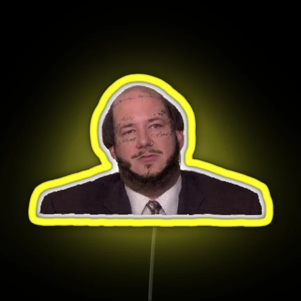 Post Kevin Malone RGB Neon Sign