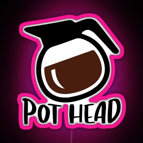 POT HEAD RGB Neon Sign