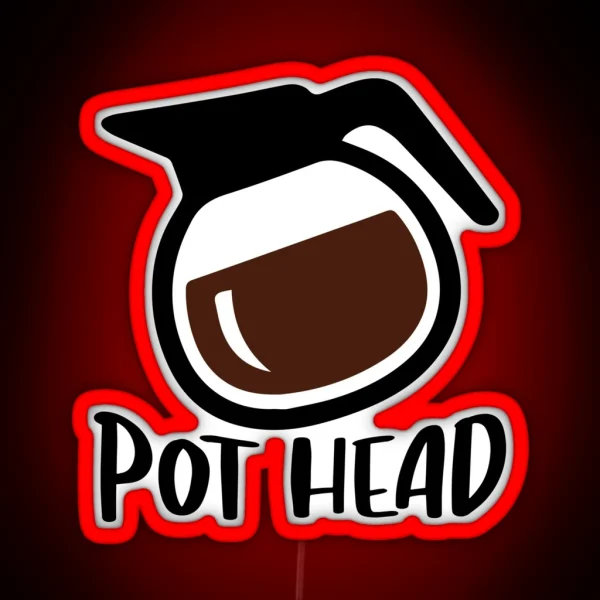 POT HEAD RGB Neon Sign