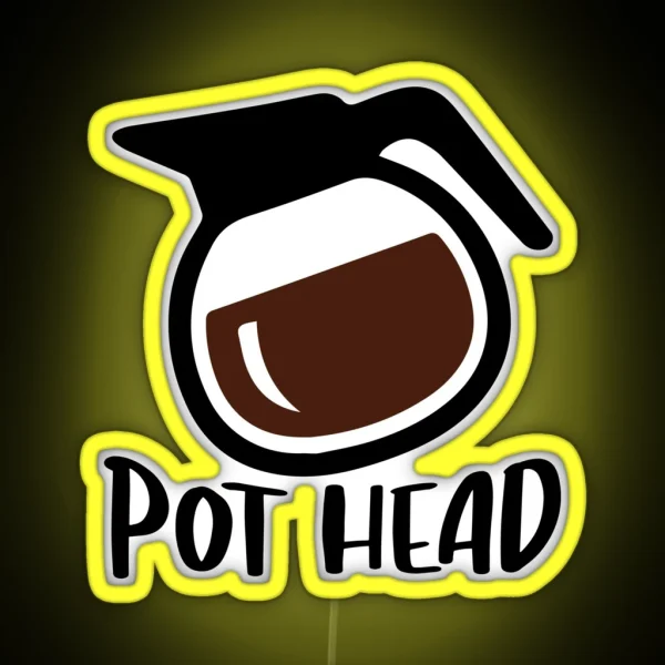 POT HEAD RGB Neon Sign