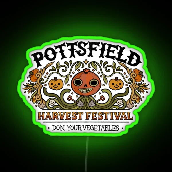 Pottsfield Harvest Festival RGB Neon Sign