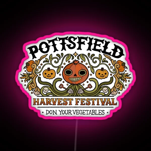 Pottsfield Harvest Festival RGB Neon Sign