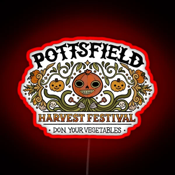 Pottsfield Harvest Festival RGB Neon Sign