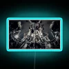 Personalizable multi-colored display with programmable LED lights and customizable messages