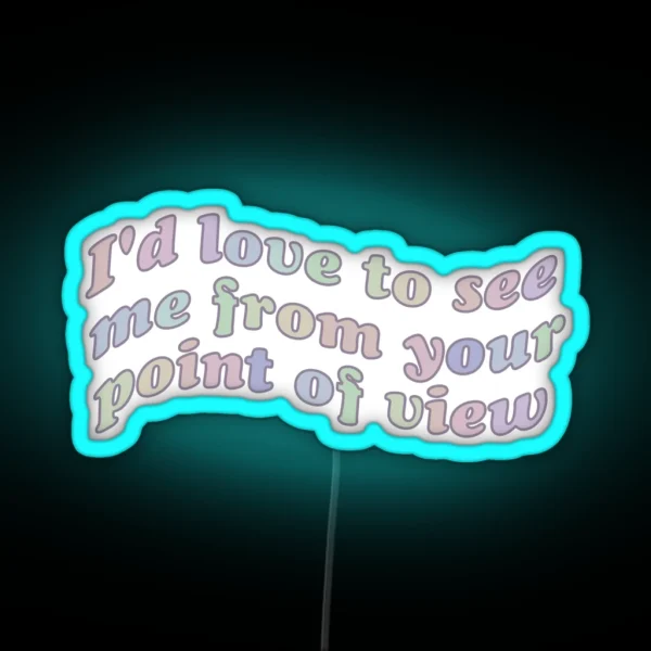 Pov RGB Neon Sign