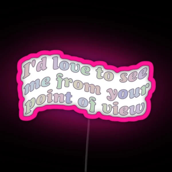 Pov RGB Neon Sign