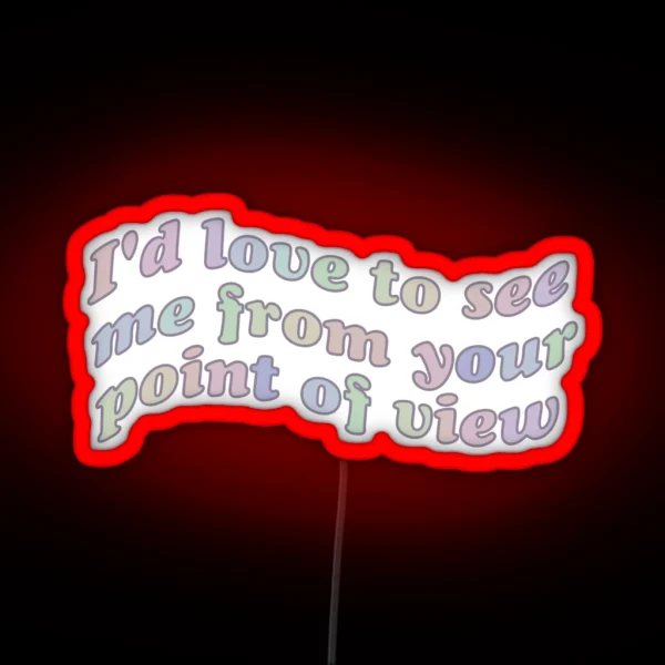 Pov RGB Neon Sign
