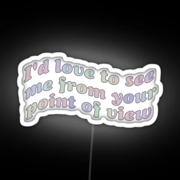Pov RGB Neon Sign