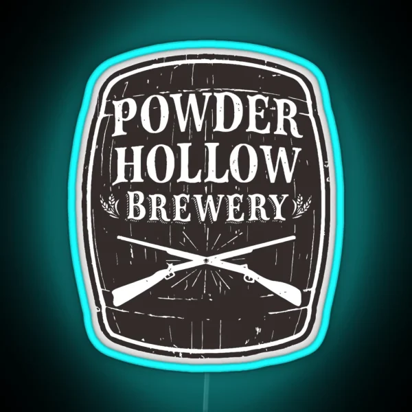 Powder Hollow Brewery RGB Neon Sign