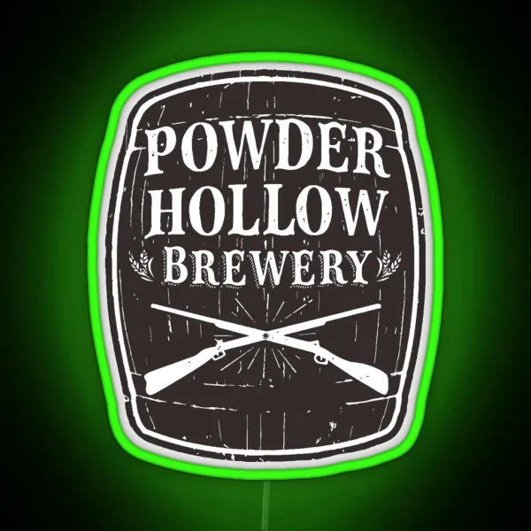 Powder Hollow Brewery RGB Neon Sign